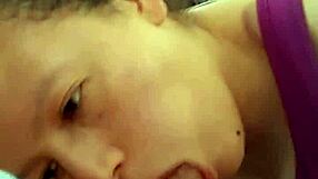 Is she learning to give the perfect blowjob?