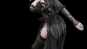 Weak sound naked dance in TikTok style