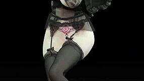 Weak sound naked dance in TikTok style