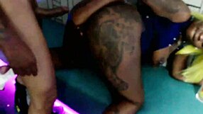 oh god, i can't believe alphonzo's monster cock is destroying my tight ebony pussy... wait, striper? stripper!