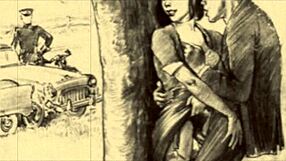 Vintage Cartoon Drawings with Erotic Antique Themes