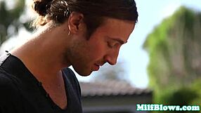 Classy Milf Ashley Fires Deepthroats Cock with Gagging Intensity