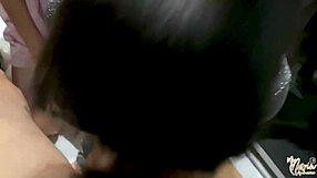 Latina Emo SURPRISES Neighbor SUCKING Dick And EATING Semen!