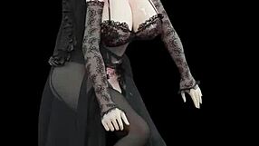 Weak sound naked dance in TikTok style