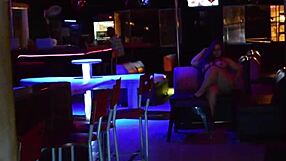 Amateur anal sex in the swinger club with creampie