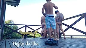 We're fucking the beautiful curvy asses outdoor