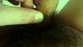 Enjoying some hot solo relaxation time