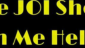 Blonde JOI Show with Vibrator and Stockings