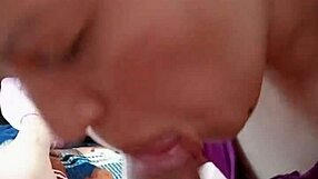 Is she learning to give the perfect blowjob?