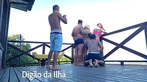 We're fucking the beautiful curvy asses outdoor