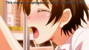 Tanned Girl with Tan Lines Enjoys Sex on Train