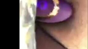 latina masturbates with toys and squirts