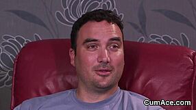 So, this foxy peach got a massive cumshot on her face, swallowed it all