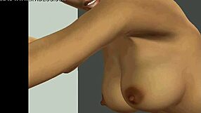 come on, slam your massive cock all the way down my virtual throat in this hentai scene