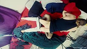 거유 금발 카일라 스타킹 입고 손가락질 후 하드 좆질