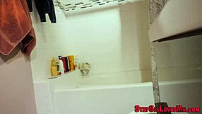 Stepsister Gobbles Big Black Dick In Pov