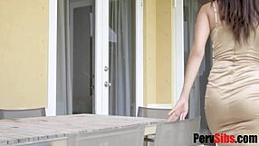 Stepsister Fucks Him Hard To Shut His Mouth With Cum