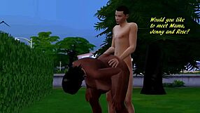 Sims 4 Forrest Hump Parody with Milf Group Blowjob and Interracial Anime Hentai Fucking
