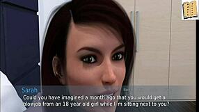 Triangle sex scenes with big tits and asses!