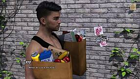 Blonde hentai babe in raw 3D action