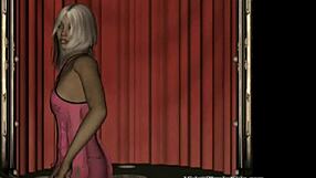 come on, slam your massive cock all the way down my virtual throat in this hentai scene