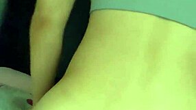 Wet Asian Girlfriend Orgasms On White Cock