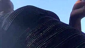 Crazy Bitch Twerks Big Ass Outdoors