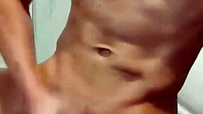 Cum flows like a river in this wild gay scene, telling a raw story of desire.