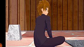 Wow, check out this anime blowjob parody