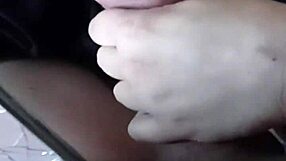 Good head from a girl with big tits.