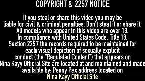 Maserati sits on nina kayys face for a cunnilingus session