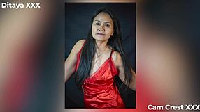 Ditaya Poses in Photos on Valentines Day, Showcasing Bodybuilder Physique