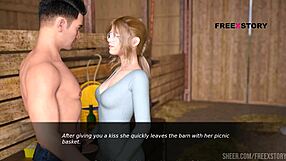 ダスクライト・マナーで熱くなる、ジョンがメアリーの金髪マンコを蒸し蒸しのシーン7で舐める