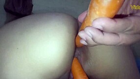 Double penetration with a carrot?
