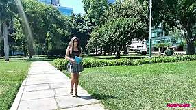 Bella Jovencita Aborda Para Donativo, Ofrezco Dinero Por Buena Cogida Con Briella Márquez