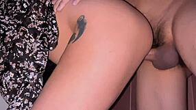 i take my student to play billiards and fuck her big tits ass in the club toilet