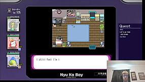 Leo-chan bent over doggystyle in game!