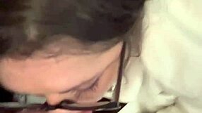 Sexy Brunette Milf Minxycme Passionately Sucks Dildo In Lesbian Play