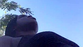 Crazy Bitch Twerks Big Ass Outdoors