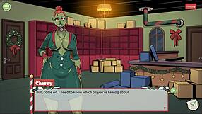 Claus Secret Surprise Reveals Boss's Monster Cock