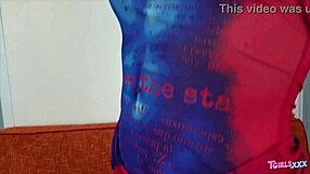 Wow, you saucy 18+ minx showing off that tight blonde asshole!