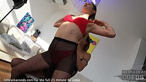 sexy miss pussycat fingers and licks shy young josie