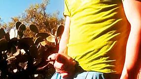 this guy is just relaxing and taking care of himself alone