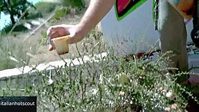 slutty brunette enjoys cock shoved in her pussy 😍