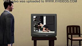 The office parody unfolds as the boss shocks everyone with porn at work