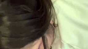 Sexy Brunette Milf Minxycme Passionately Sucks Dildo In Lesbian Play