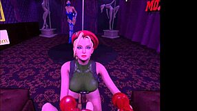 cammy white, ride that cock in virtual reality cosplay game