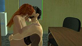 Busty 3D Secretary Sucks And Fucks At The Office