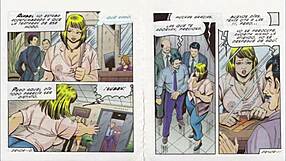 Mexican Cartoon Comic Shows Gordibuena Getting Eaten Out While Bent Over In Hentai Style