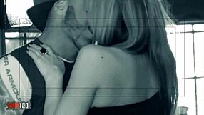 spying on an adulterous couple banging hard with sneaky voyeur vibes.